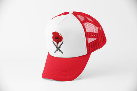 "Blood on Rose" Trucker Cap