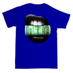 Men or Women's "Money Talks (black lips)" t-shirt