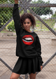 "Diamond Grill (Red Lips)" Sweatshirt or Hoodie
