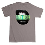 Men or Women's "Money Talks (black lips)" t-shirt